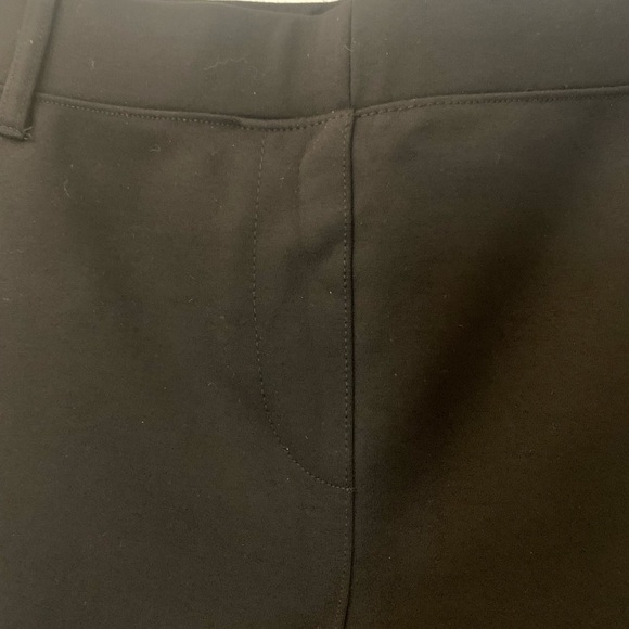 NWT QUINCE ultra stretch Ponte straight leg pant black 👖♥️👖 - Picture 11 of 13
